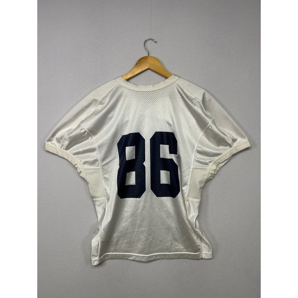Gorpcore Sportswear Nike Mens Large White Football Practice Jersey 86 Mesh
